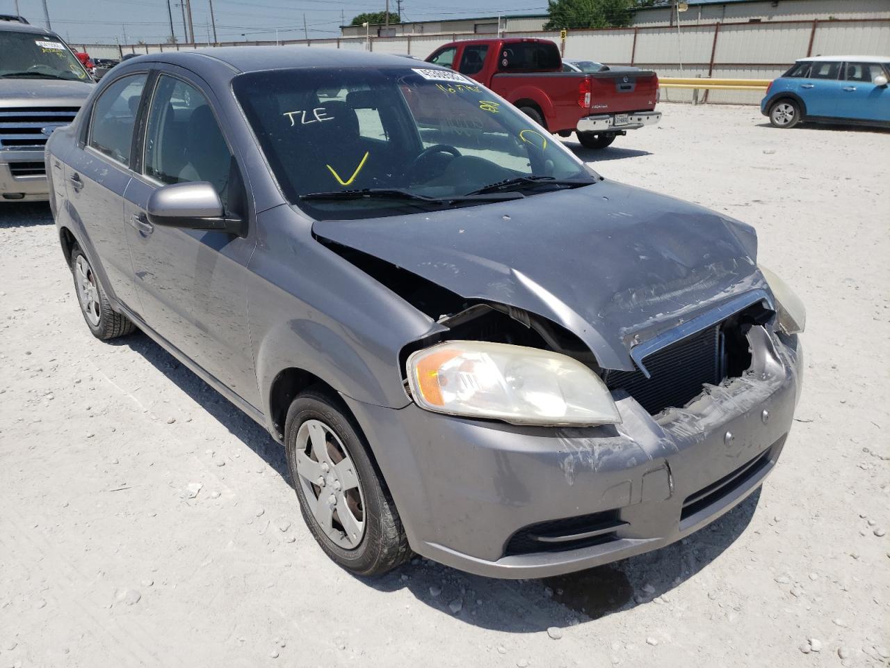 CHEVROLET AVEO LS 2011 with VIN KL1TD5DE4BB166704 - Photo from auction