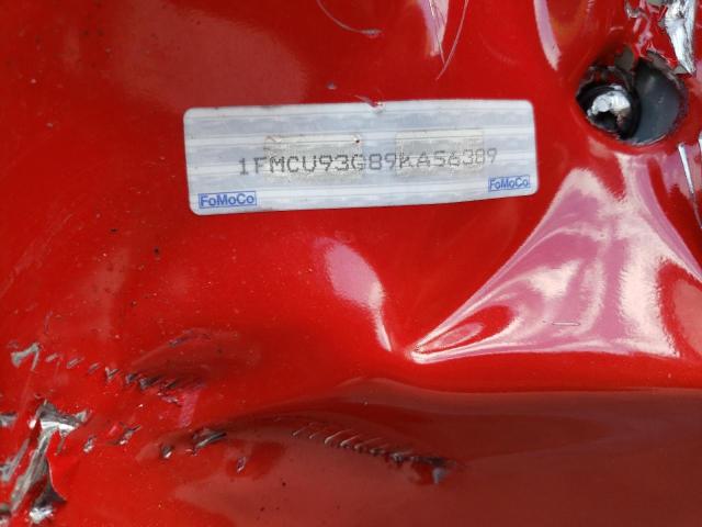 Photo 10 from auction – 2009 FORD ESCAPE XLT with VIN 1FMCU93G89KA56389