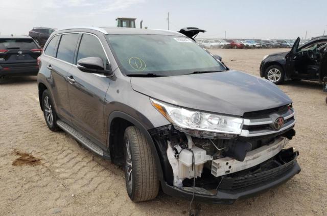 TOYOTA HIGHLANDER 2019 with VIN 5TDJZRFH9KS942818 - Photo from auction