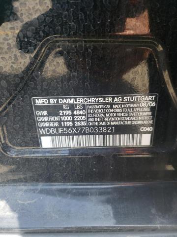Photo 10 from auction – 2007 MERCEDES-BENZ E 350 with VIN WDBUF56X77B033821