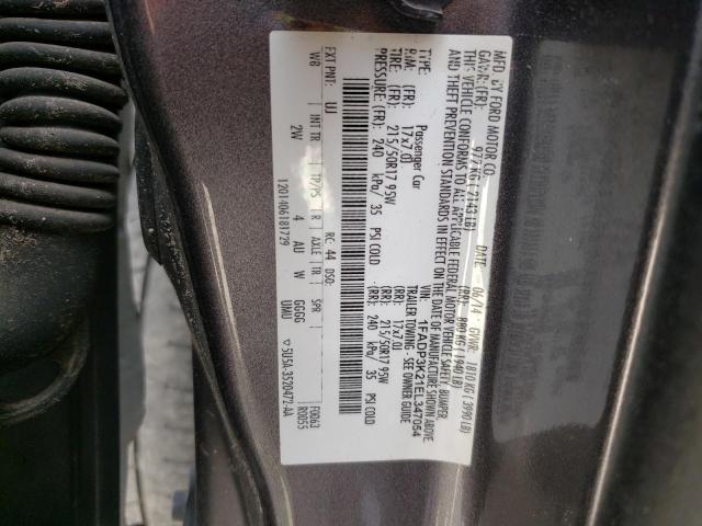Photo 10 from auction – 2014 FORD FOCUS SE with VIN 1FADP3K21EL347054