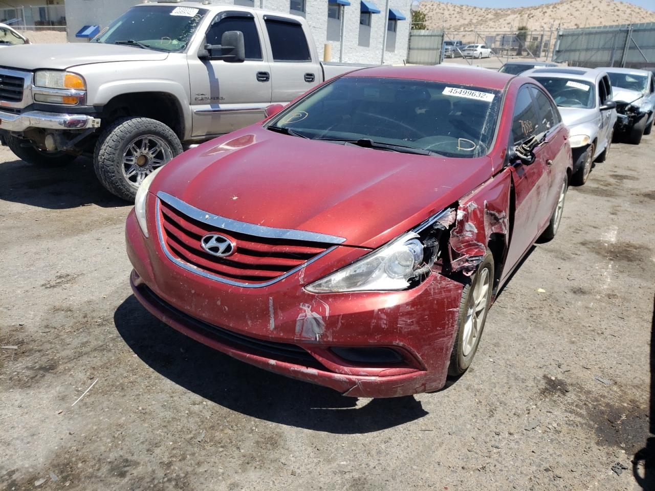 Photo 2 from auction – 2013 HYUNDAI SONATA GLS with VIN 5NPEB4AC6DH765285