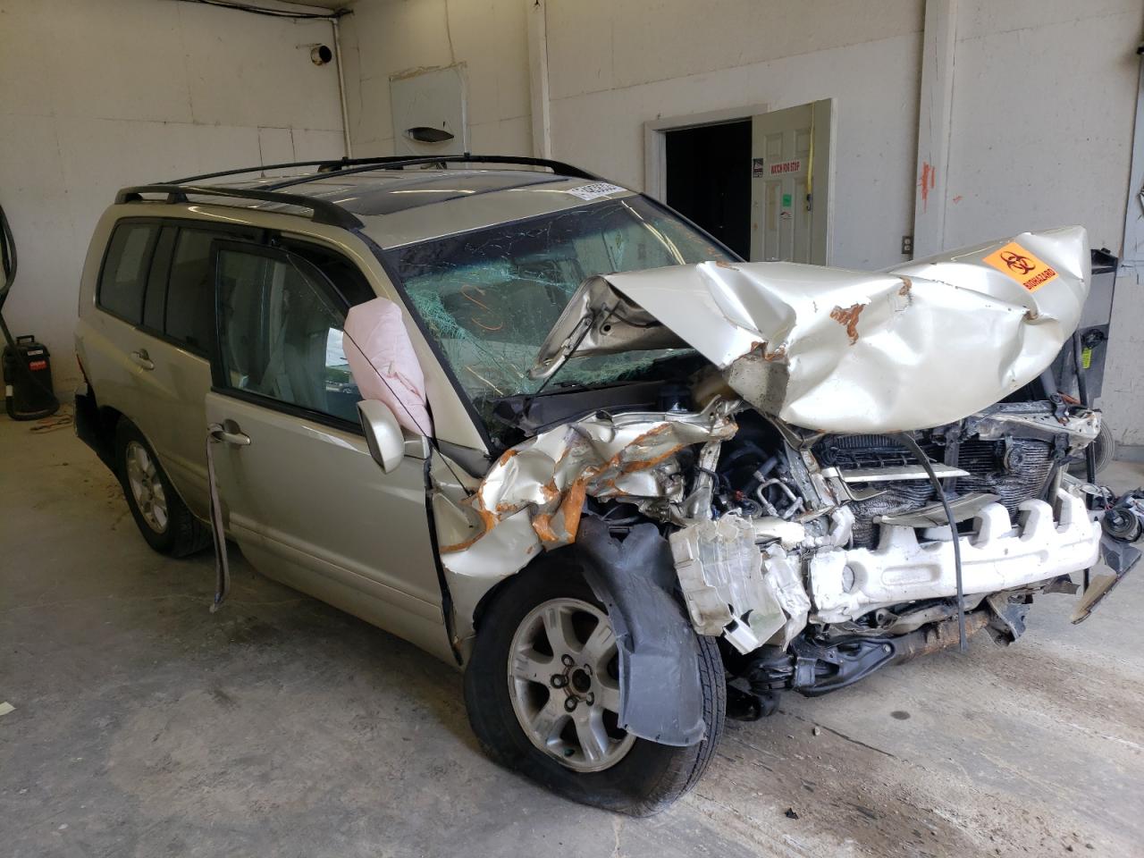 TOYOTA HIGHLANDER 2003 with VIN JTEGF21A130095006 - Photo from auction