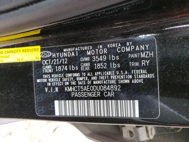 Photo 10 from auction – 2013 HYUNDAI ACCENT GLS with VIN KMHCT5AE0DU084892