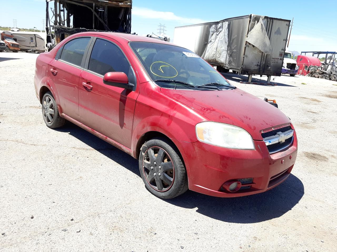 CHEVROLET AVEO LT 2011 with VIN KL1TG5DE3BB174719 - Photo from auction