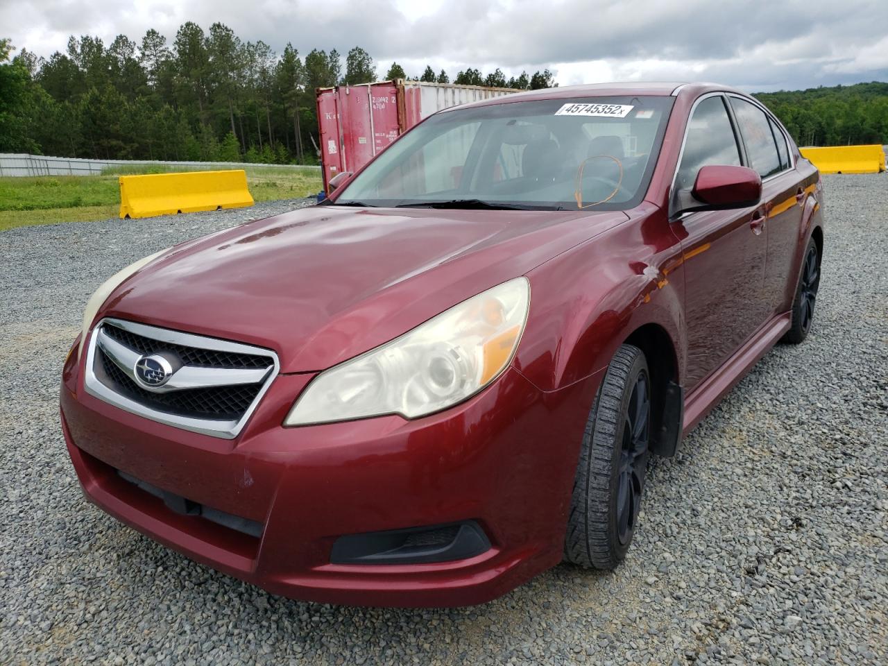 Photo 2 from auction – 2010 SUBARU LEGACY 2.5 with VIN 4S3BMBF61A3211633