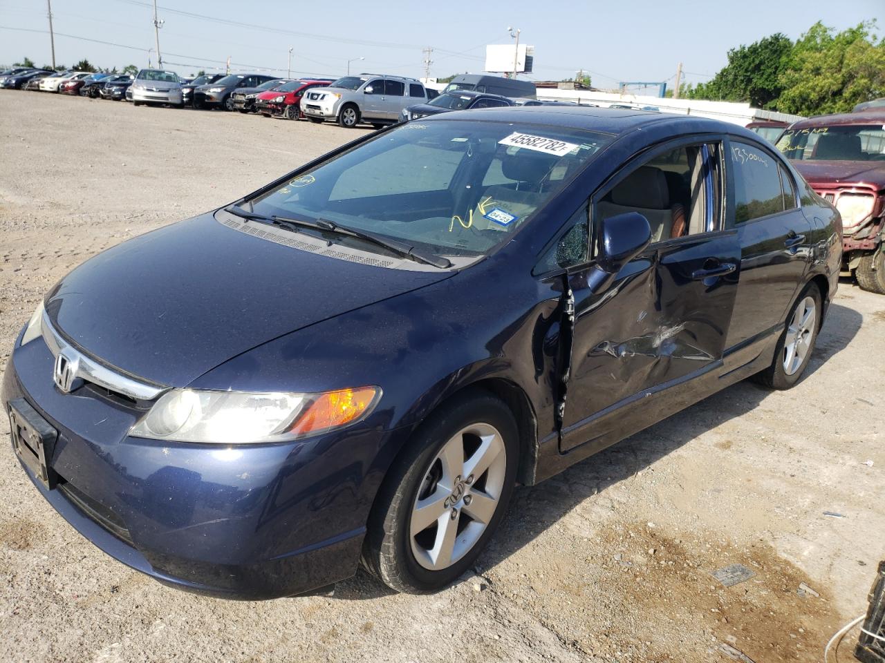 Photo 20 from auction – 2008 HONDA CIVIC EX with VIN 1HGFA16848L055086