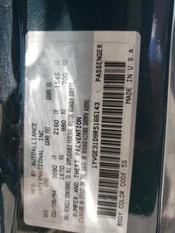 Photo 10 from auction – 1994 MAZDA MX-6 LS with VIN 1YVGE31D9R5166143