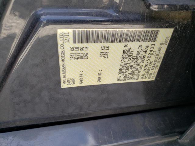 Photo 10 from auction – 2012 NISSAN ALTIMA BAS with VIN 1N4AL2AP9CN502411
