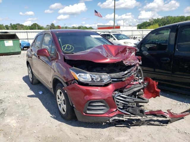 CHEVROLET TRAX LS 2017 with VIN 3GNCJKSB3HL147178 - Photo from auction