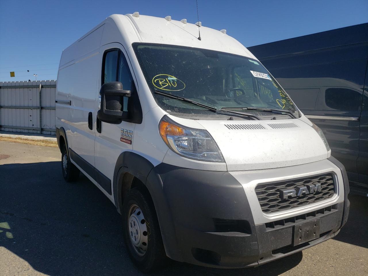 RAM PROMASTER 2019 with VIN 3C6TRVCGXKE520328 - Photo from auction