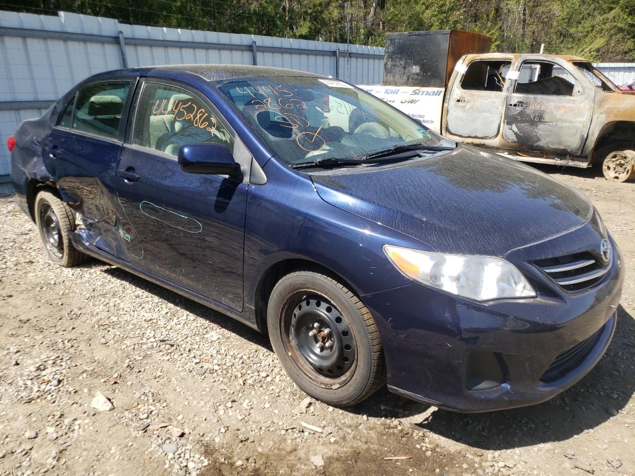 TOYOTA COROLLA BA 2013 with VIN 2T1BU4EE5DC126262 - Photo from auction