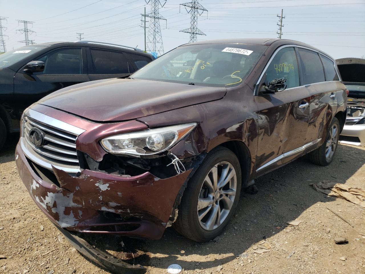 Photo 2 from auction – 2013 INFINITI JX35 with VIN 5N1AL0MN1DC300616