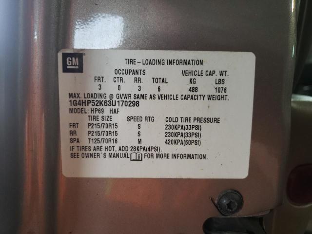 Photo 10 from auction – 2003 BUICK LESABRE CU with VIN 1G4HP52K63U170298