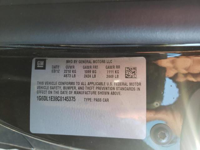 Photo 10 from auction – 2012 CADILLAC CTS PERFOR with VIN 1G6DL1E38C0145375