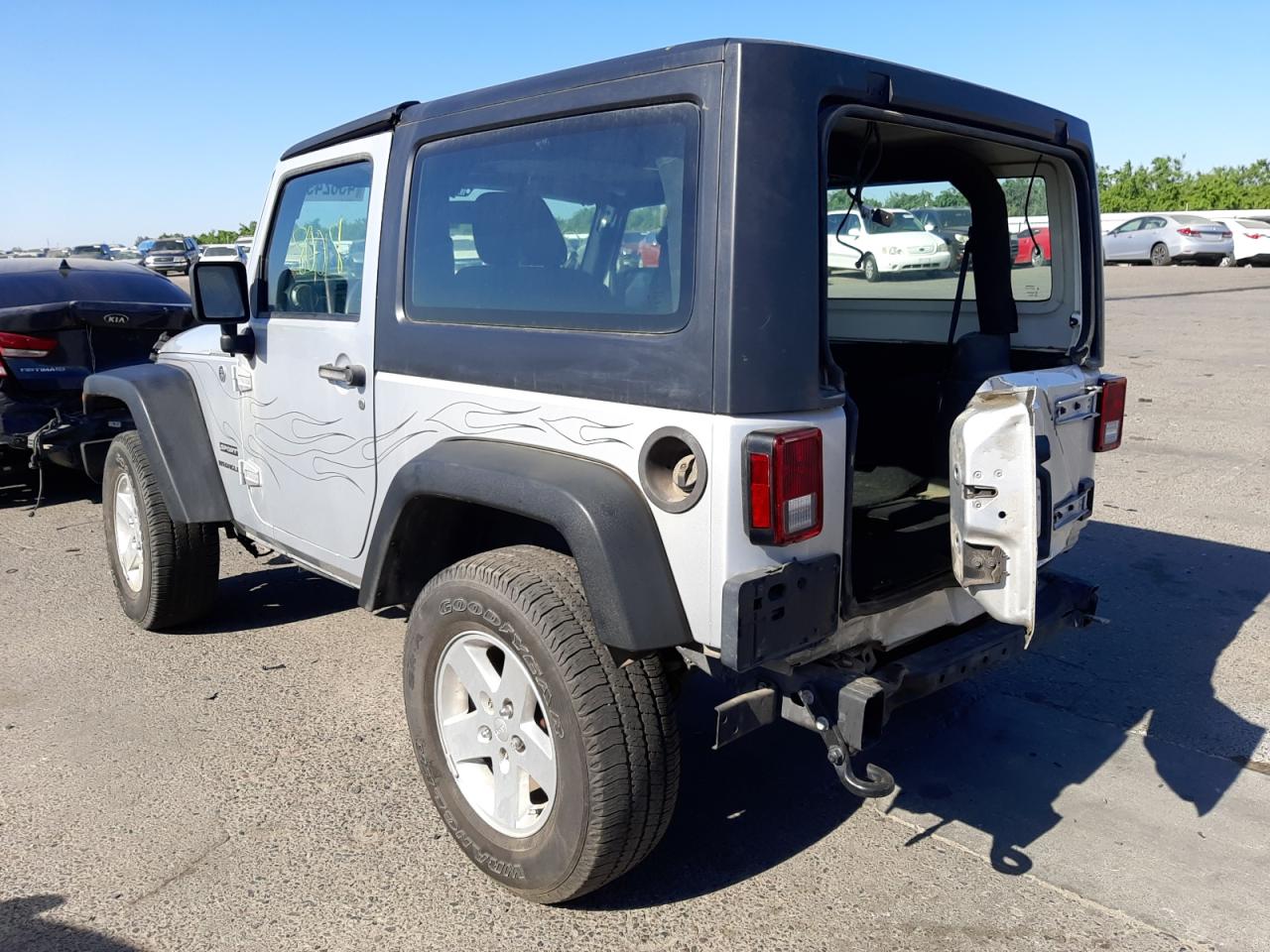Photo 3 from auction – 2012 JEEP WRANGLER S with VIN 1C4AJWAG8CL194652