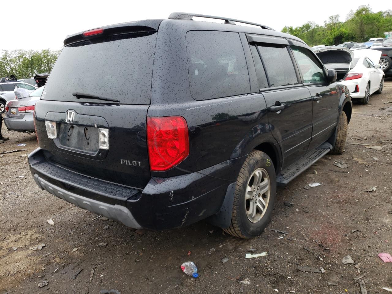 Photo 4 from auction – 2004 HONDA PILOT EXL with VIN 2HKYF18644H511011