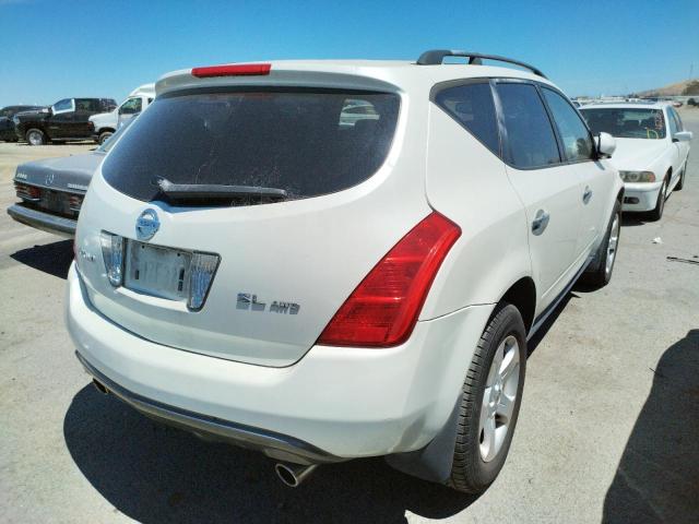 Photo 4 from auction – 2004 NISSAN MURANO with VIN JN8AZ08W44W338480