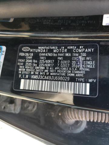 Photo 10 from auction – 2018 HYUNDAI TUCSON SEL with VIN KM8J3CA49JU698029