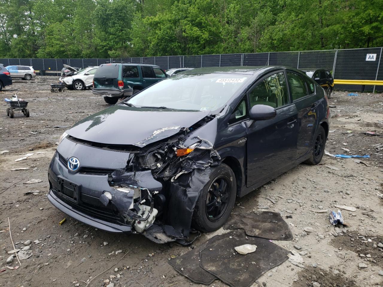 Photo 2 from auction – 2013 TOYOTA PRIUS with VIN JTDKN3DUXD1727008