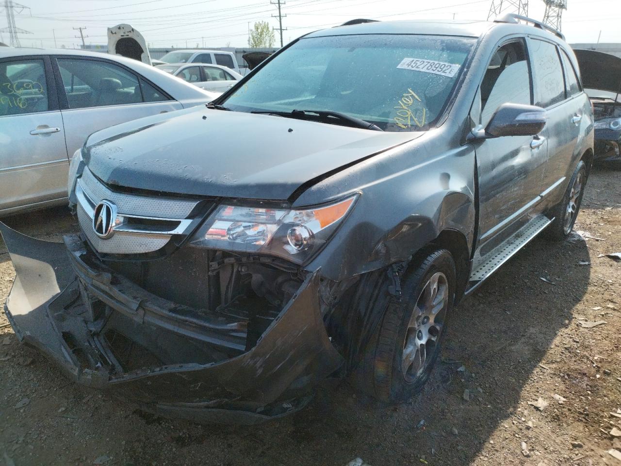 Photo 2 from auction – 2008 ACURA MDX TECHNO with VIN 2HNYD28408H526365