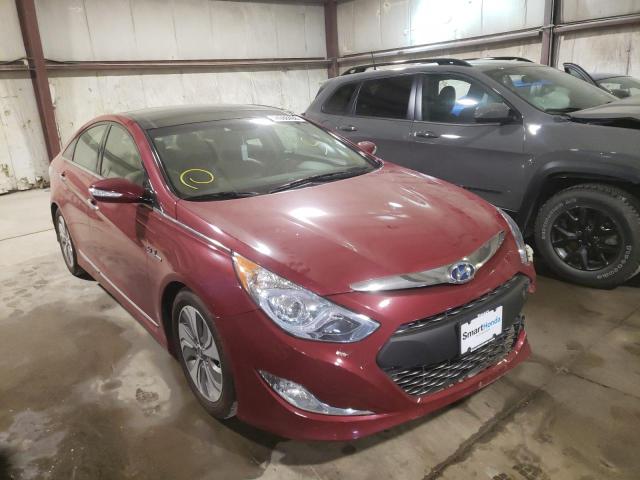 HYUNDAI SONATA HYB 2015 with VIN KMHEC4A4XFA127004 - Photo from auction
