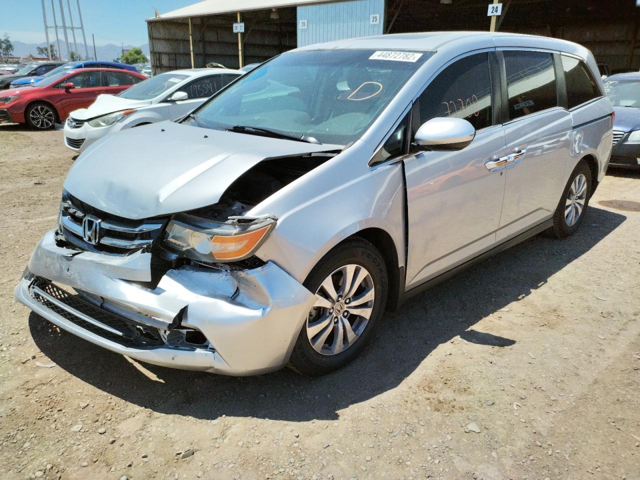 Photo 2 from auction – 2015 HONDA ODYSSEY EX with VIN 5FNRL5H62FB048291