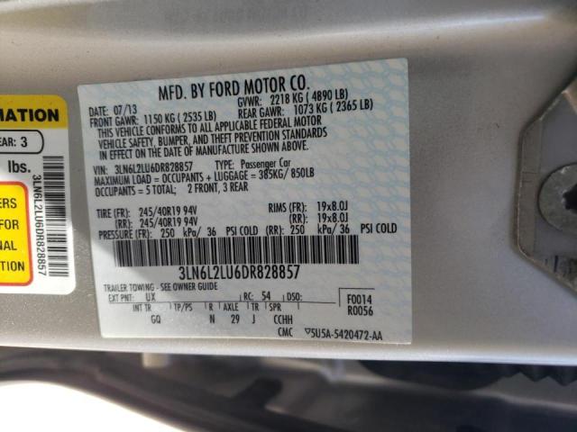 Photo 10 from auction – 2013 LINCOLN MKZ HYBRID with VIN 3LN6L2LU6DR828857