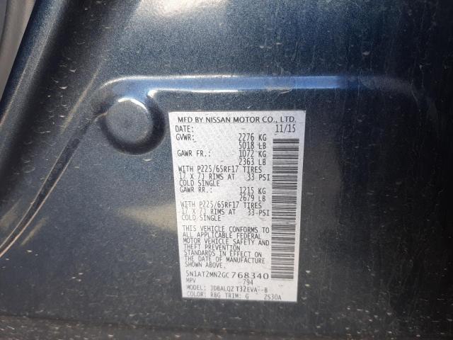 Photo 10 from auction – 2016 NISSAN ROGUE S with VIN 5N1AT2MN2GC768340