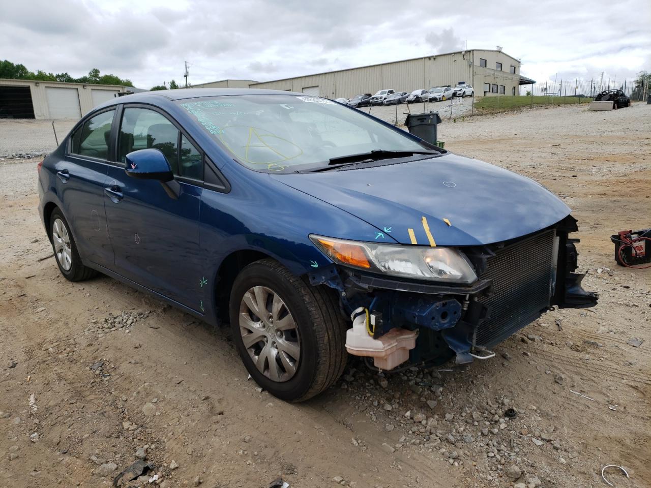 Photo 1 from auction – 2012 HONDA CIVIC LX with VIN 2HGFB2F51CH562087
