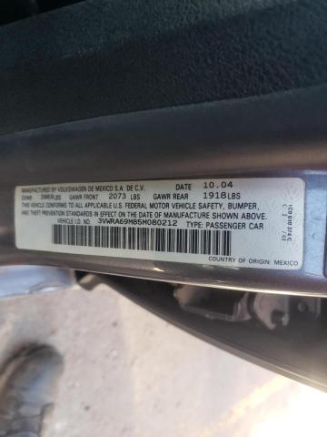 Photo 10 from auction – 2005 VOLKSWAGEN JETTA GL with VIN 3VWRA69M85M080212