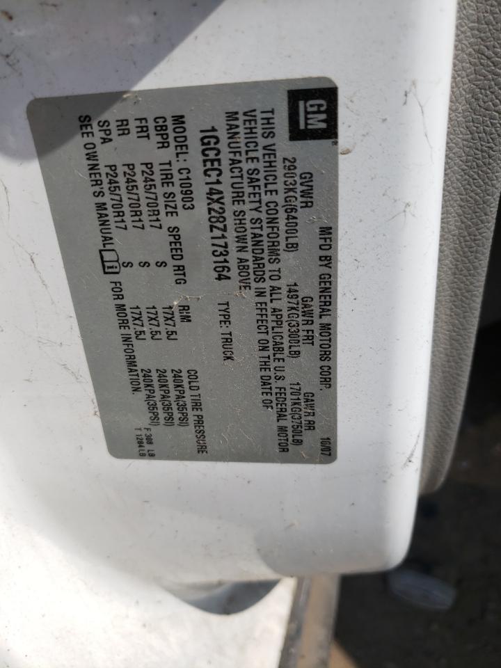 Photo 10 from auction – 2014 CHEVROLET SILVERADO with VIN 1GCEC14X28Z173164