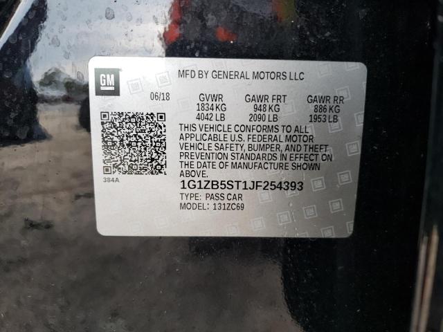 Photo 10 from auction – 2018 CHEVROLET MALIBU LS with VIN 1G1ZB5ST1JF254393