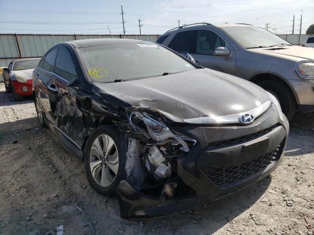 HYUNDAI SONATA HYB 2015 with VIN KMHEC4A48FA129169 - Photo from auction