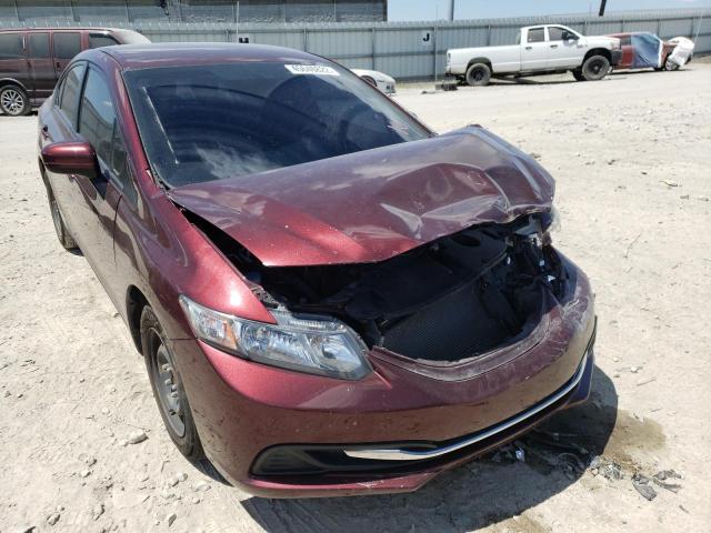 HONDA CIVIC LX 2014 with VIN 19XFB2F54EE055035 - Photo from auction
