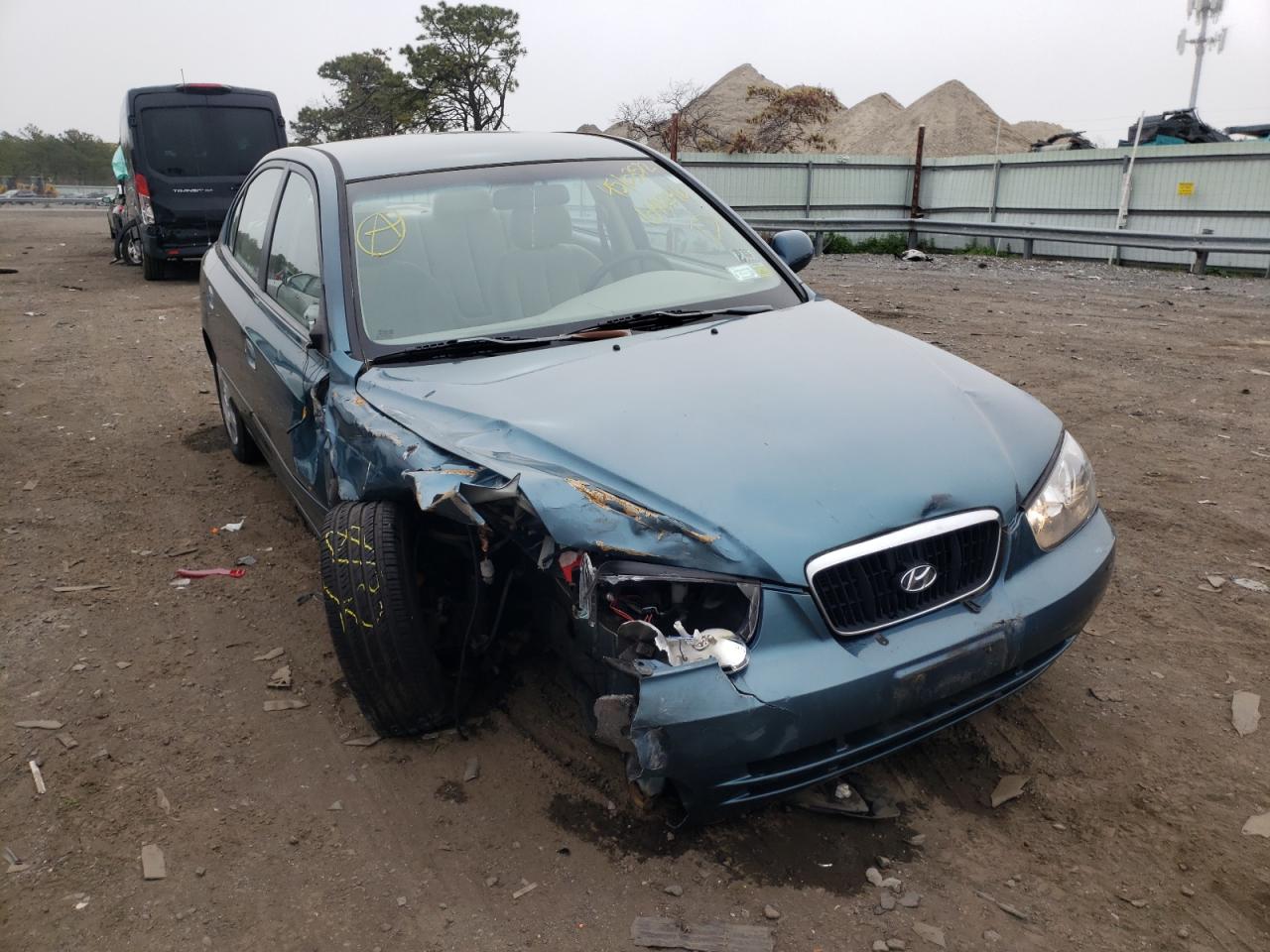 HYUNDAI ELANTRA GL 2003 with VIN KMHDN45D43U641246 - Photo from auction