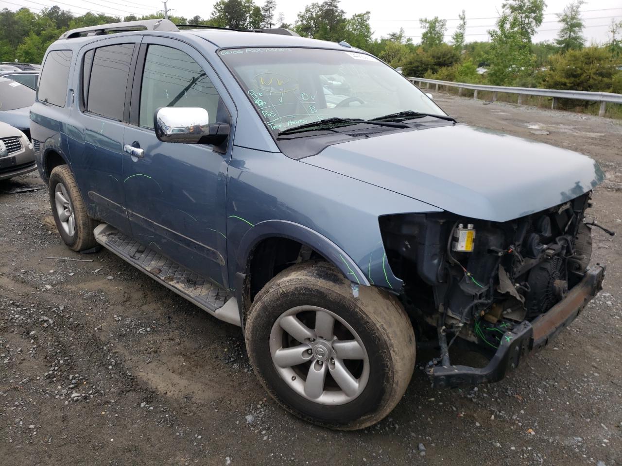 NISSAN ARMADA SV 2012 with VIN 5N1AA0NC8CN603706 - Photo from auction