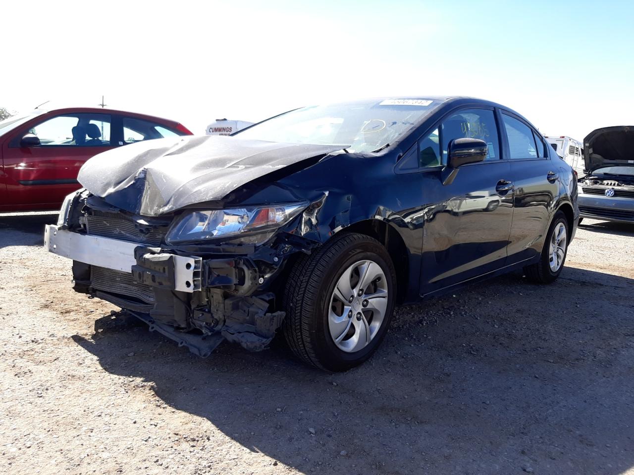 Photo 2 from auction – 2015 HONDA CIVIC LX with VIN 19XFB2F58FE242263