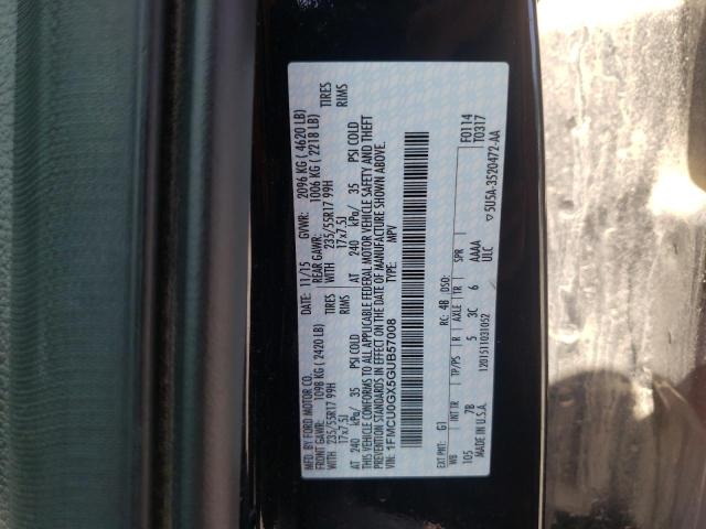 Photo 10 from auction – 2016 FORD ESCAPE SE with VIN 1FMCU0GX5GUB57008