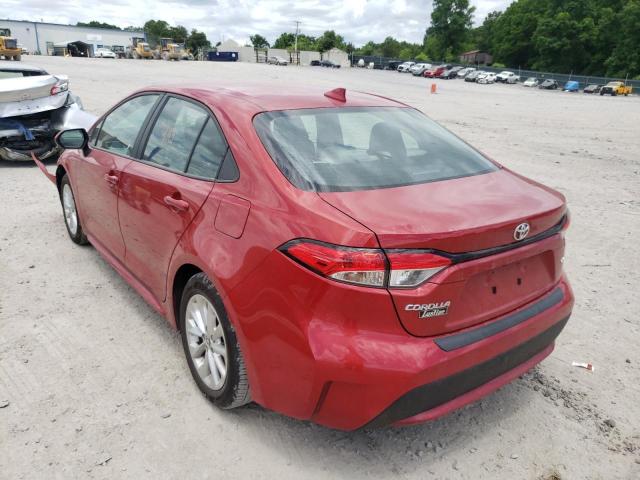 Photo 3 from auction – 2021 TOYOTA COROLLA LE with VIN 5YFVPMAE9MP266745