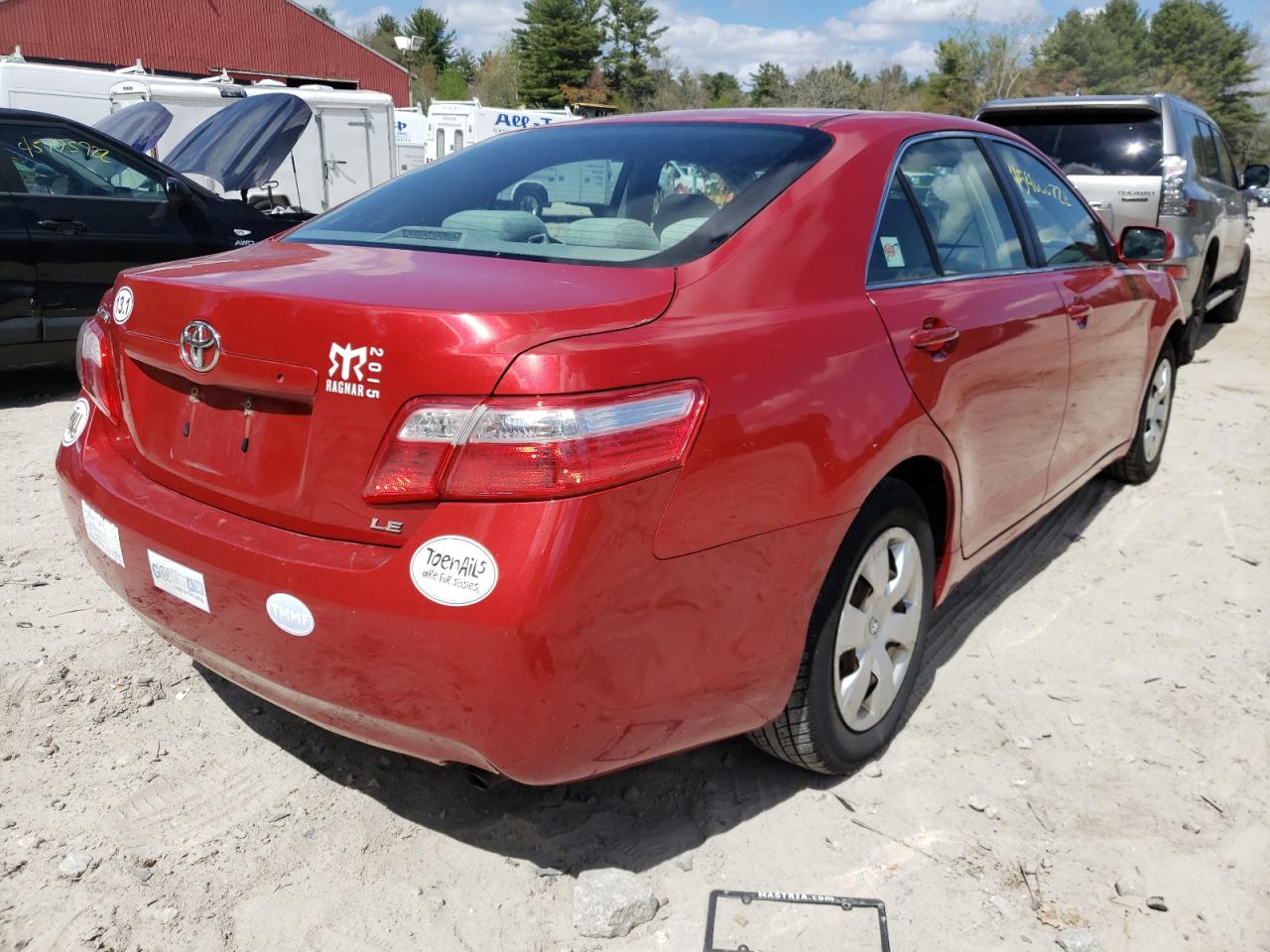 Photo 4 from auction – 2007 TOYOTA CAMRY CE with VIN JTNBE46K773054488