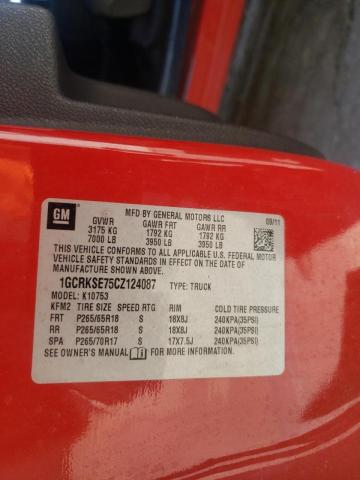 Photo 10 from auction – 2012 CHEVROLET SILVERADO with VIN 1GCRKSE75CZ124087