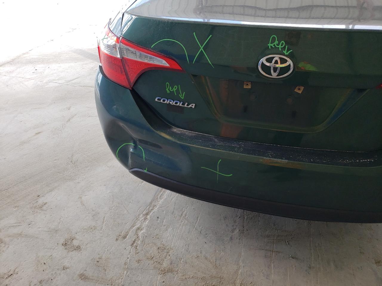 Photo 9 from auction – 2015 TOYOTA COROLLA L with VIN 2T1BURHE5FC436021