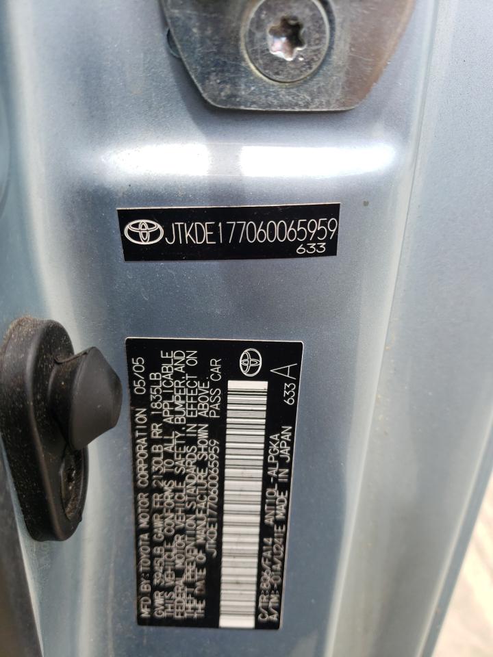 Photo 10 from auction – 2006 TOYOTA SCION TC with VIN JTKDE177060065959