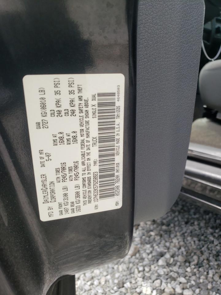 Photo 10 from auction – 2007 DODGE DAKOTA ST with VIN 1D7HE22K57S258923