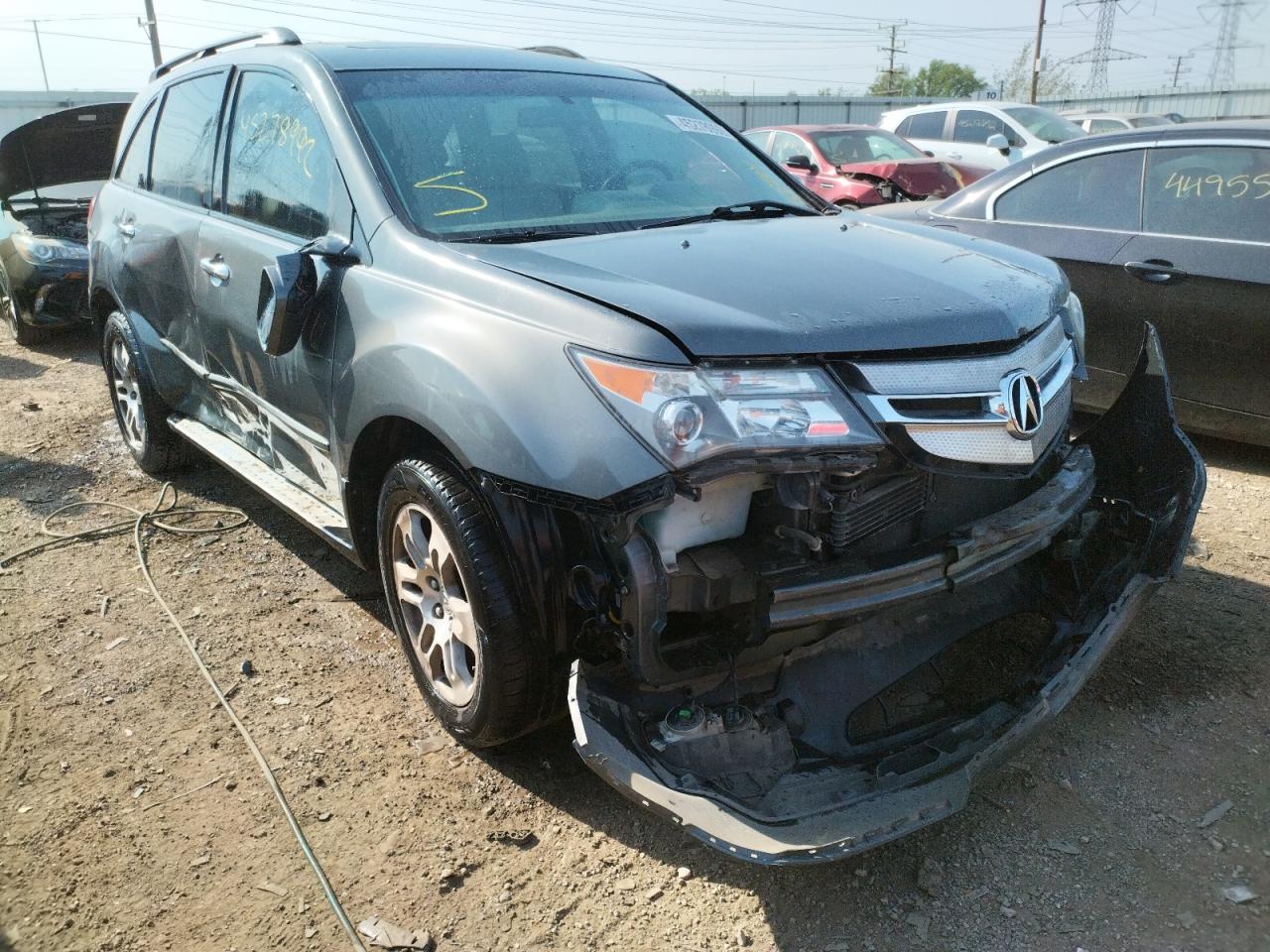 Photo 1 from auction – 2008 ACURA MDX TECHNO with VIN 2HNYD28408H526365