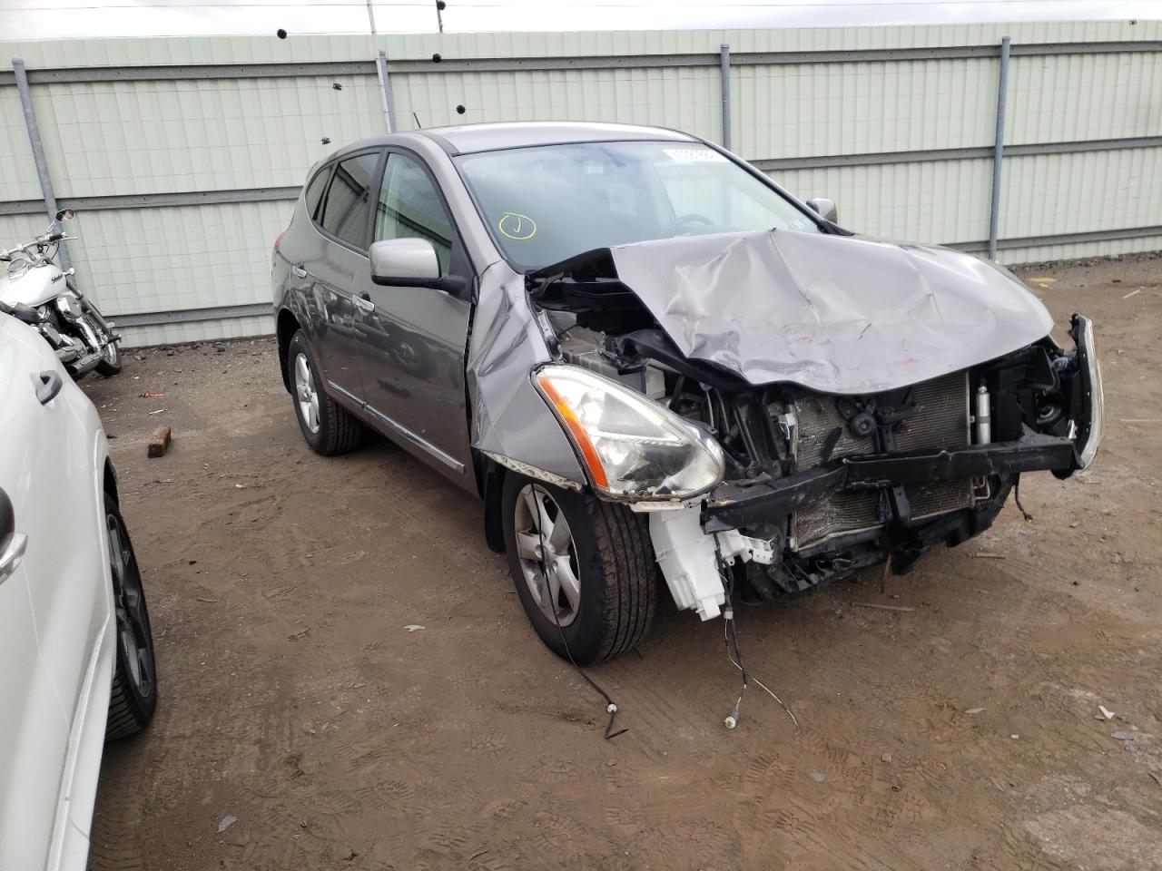 NISSAN ROGUE S 2013 with VIN JN8AS5MV4DW654024 - Photo from auction