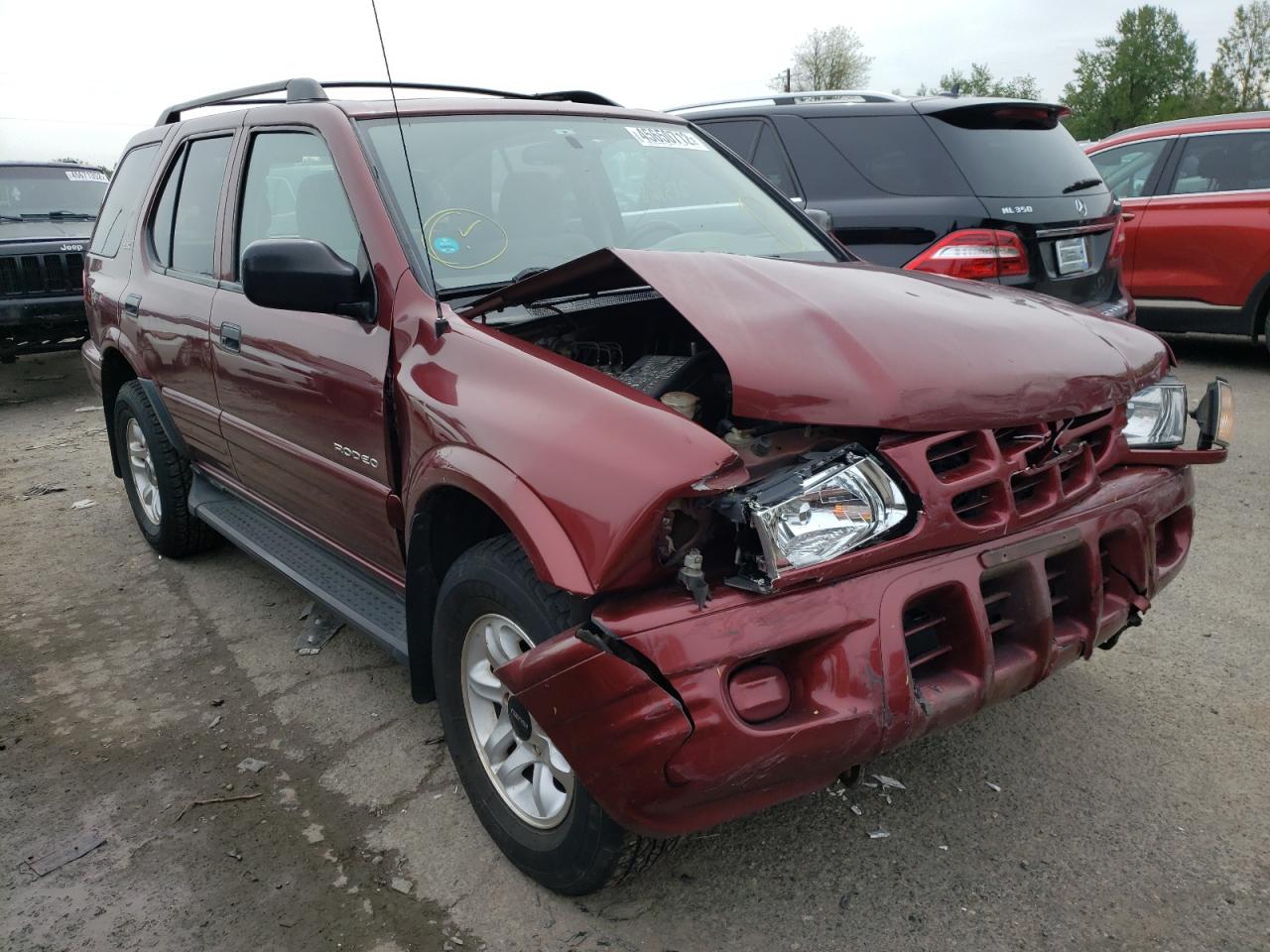 ISUZU RODEO S 2002 with VIN 4S2DM58W524312360 - Photo from auction