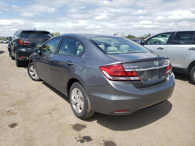 Photo 3 from auction – 2013 HONDA CIVIC LX with VIN 19XFB2F50DE242223