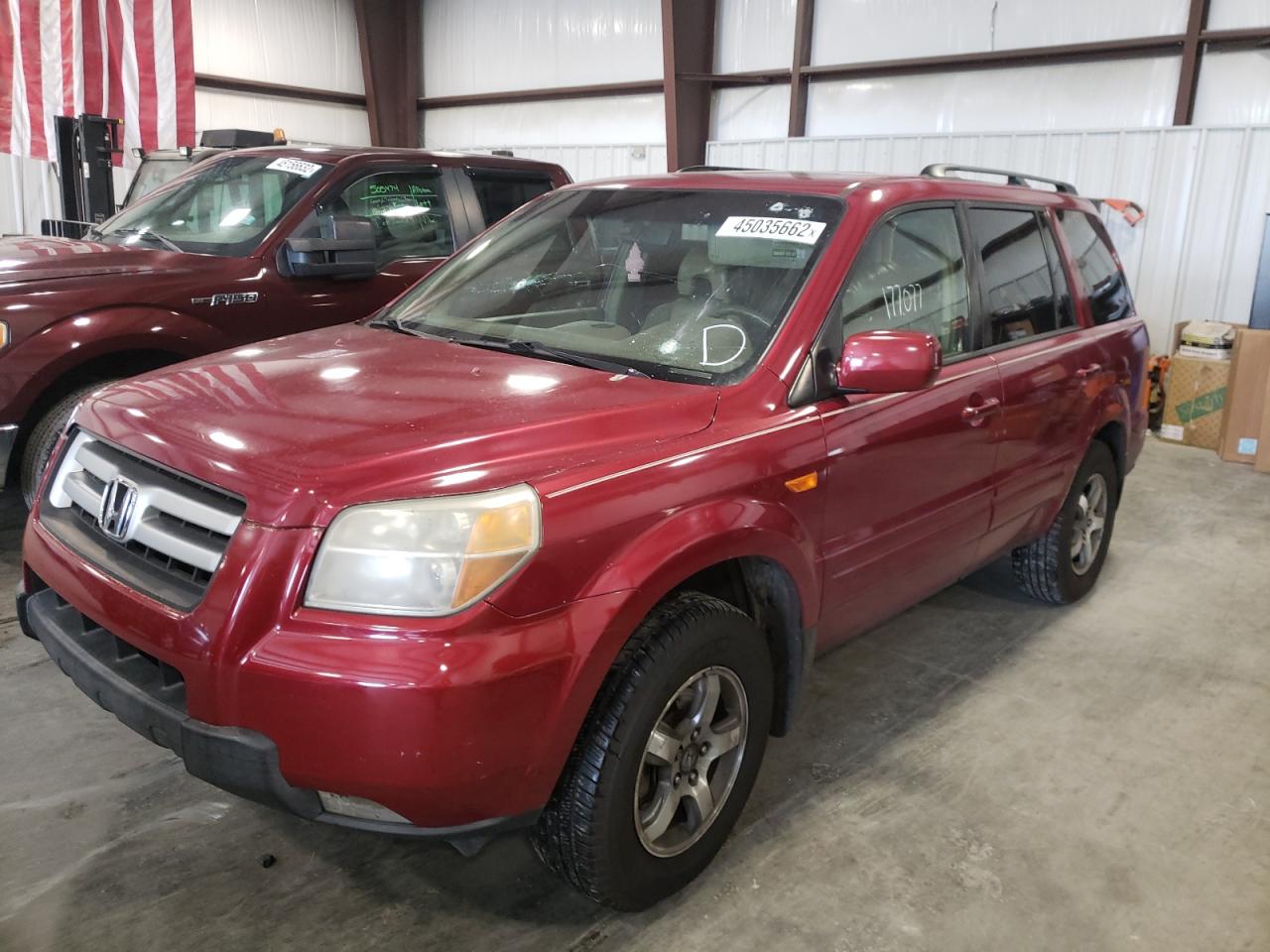 Фото 9 с аукциона – 2006 HONDA PILOT EX с VIN 5FNYF28696B033868